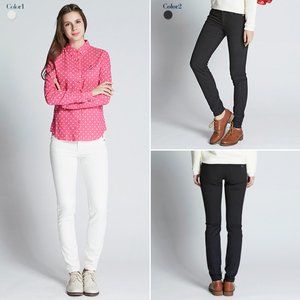 like new women pants - white